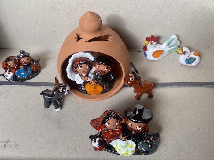 Belén mini con portal