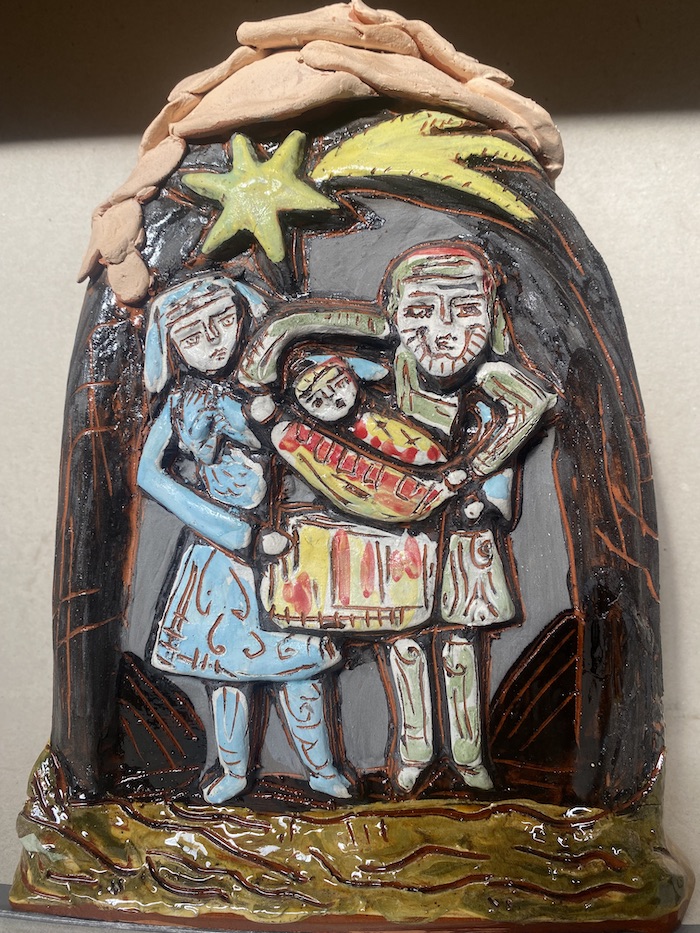 Belén-4 Románico, realizado tras la visita a Vaticano, en tres dimensiones.