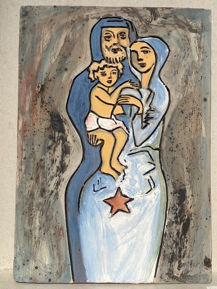 Belén-2-cuadro diseñado tras una visita a Vaticano