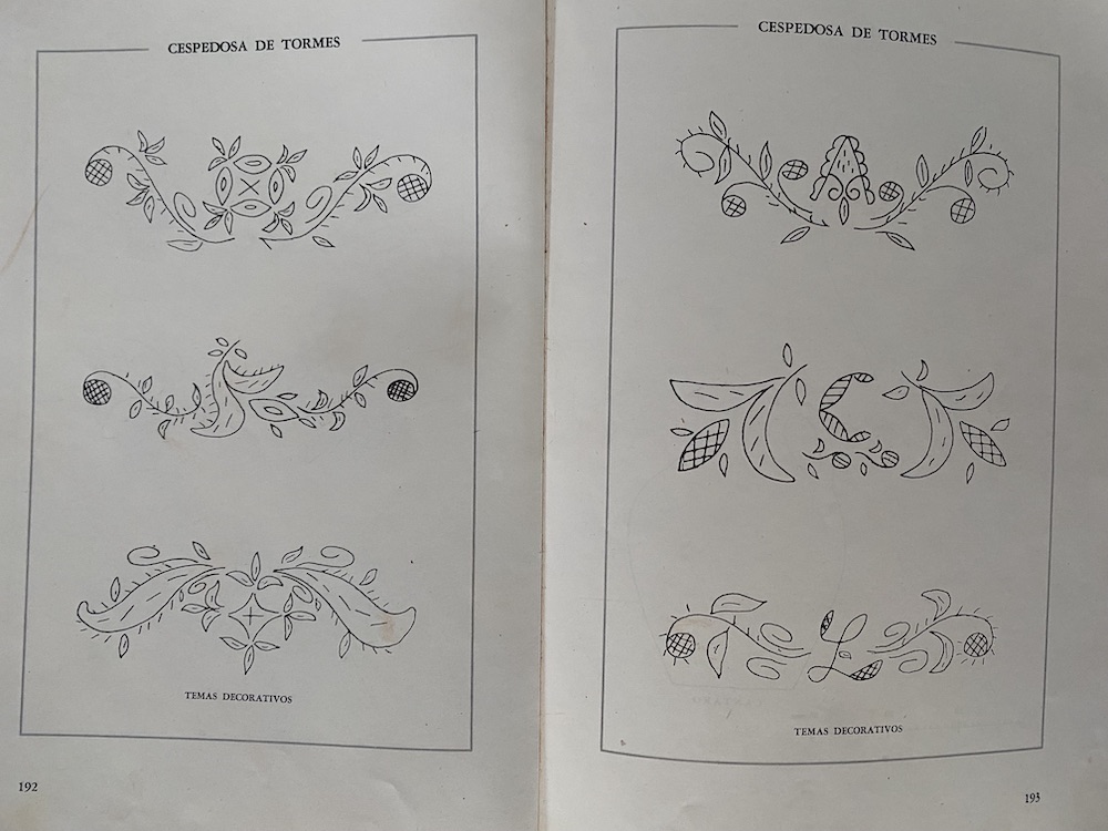 Decoraciones realizadas por nuestra abuela guillerma recogidas en el libro de Luis Cortés Vázquez