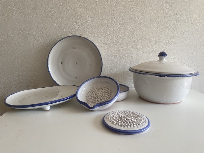 Ralla ajos, sopera, escurre pescado